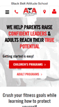 Mobile Screenshot of blackbeltattitudeschool.com